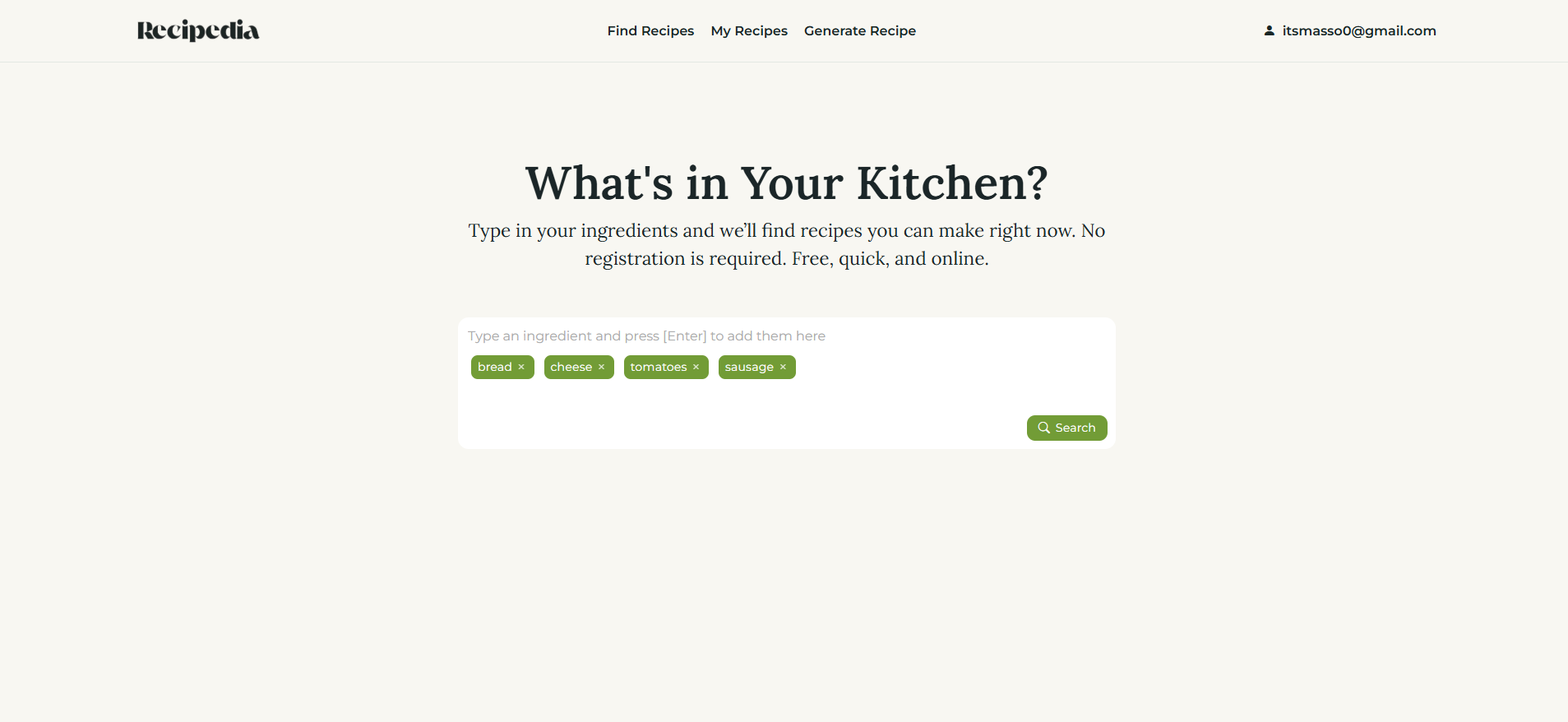 find recipe img
